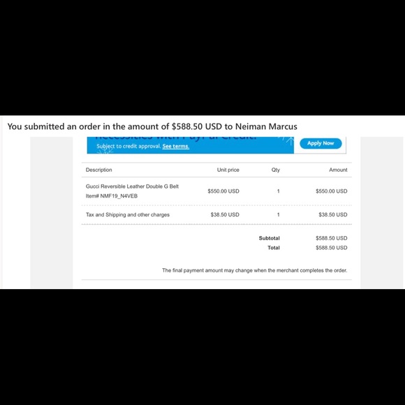 GUCCI Reversible Belt Double G Sz 85 - Picture 8 of 16